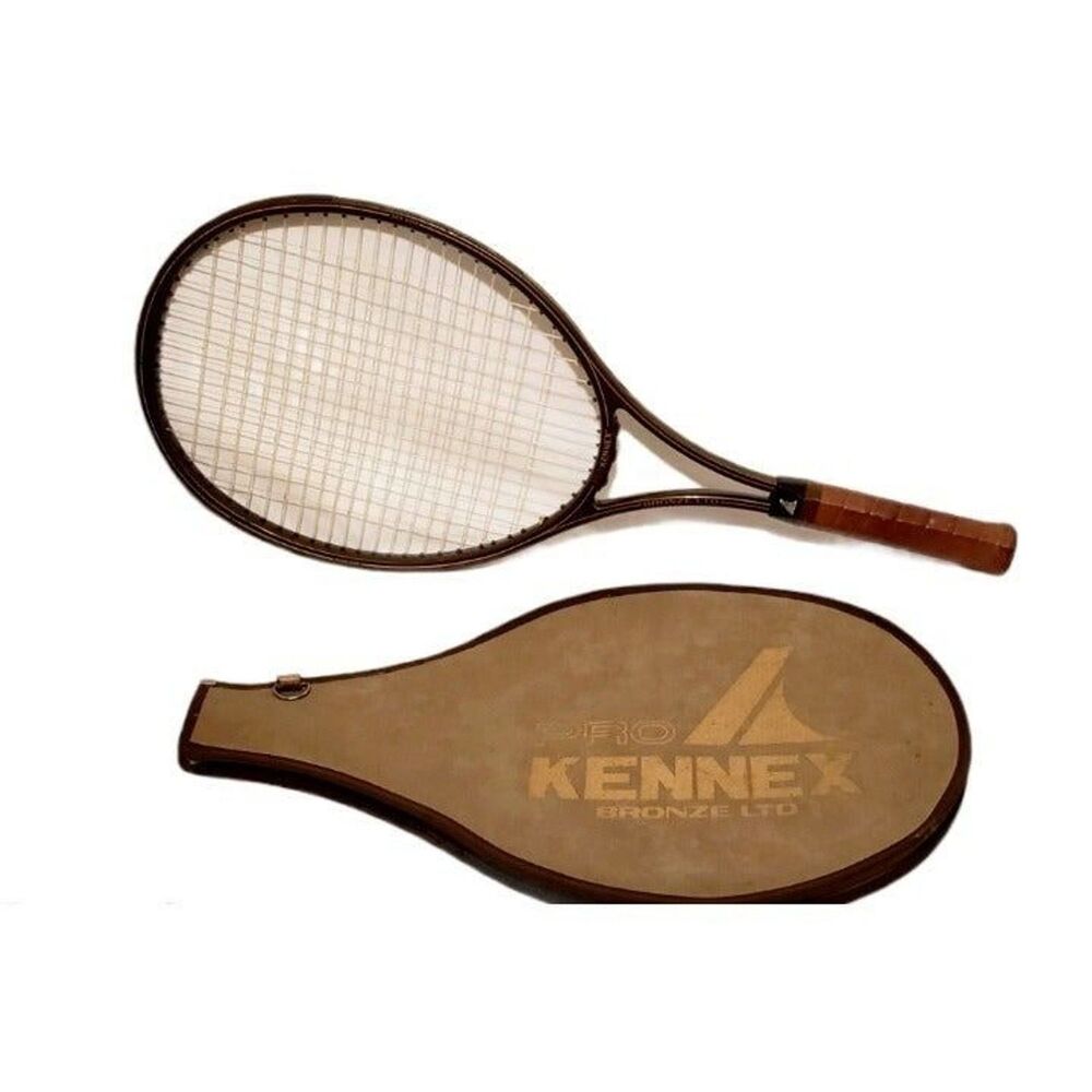 Pro Kennex Bronze LTD Vintage Graphite Oversize Tennis Racket 4 1/2 Cover EUC